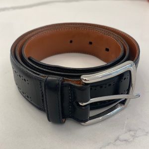 Allen Edmonds Manistee Dress Belt - Black/ 36